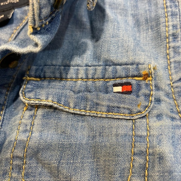 Tommy Hilfiger Denim Dress. Size 12M - Picture 4 of 9
